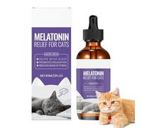 Cat Sleep Aid,60ML Natural Relief Solution | Natural Kitten Sleep Aid | for Senior Pet Kitten Puppy Health Stress Tension Travel Home Night Time