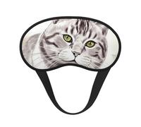 Cat Sleep Mask Soft Comfortable Eye Mask with Adjustable Strapblackout Eye Sleep Shade Cover for Women Girls Men Travel Yoga Nap Shift Work