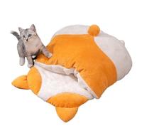 Cat Sleeping Bag, Cat Cave Bed for Cat Nest, Indoor Cats | Dog shape is a comfortable plush toy, warm plush, non slip for all seasons puppy cold weather
