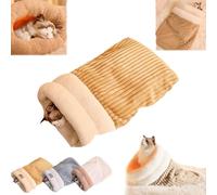 Cat Sleeping Bag,Cat Winter Warm Sleeping Bag,Cat Cave Sleeping Bag,Self-Warming Cosy Cat Bed,Calm and Cozy Cat Wrap,Pet Sleeping Bag,Comfortable Pet Snuggle Sack for Indoor Outdoor Pets