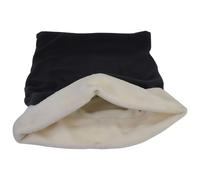 Cat Sleeping Bag Cave Bed, Indoor Cat House with Double-Sided Coral Fleece, Soft Warm Pet Sack for Winter, Foldable and Washable Kitten Hideaway, 24.8 x 21.65 in