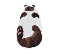 Cat Sleeping Bag for Humans | Adorable Cats Envelope Sleeping Bag | Adults Soft Plush Animal Mattress Fleece Lounging Blanket for Home, Camping, Sleepovers