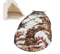 Cat Sleeping Bag For Humans, Cute Adorable Cats Envelope Design Sleeping Bag, Washable Warm Cosy Blanket For Camping Trips Overnight Stays Lounging At Home Relaxing On The Floor (175 X 80 X 5 Cm)