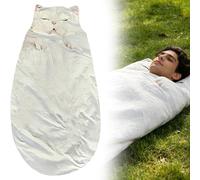 Cat Sleeping Bag for Humans - Soft Warm Fleece Lounging Blanket, Machine Washable - Giant Plush Envelope Design - Cozy Cat Sleeping Bag for Camping & Sleepovers