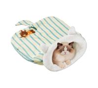 Cat Sleeping Bag - Kitten Pocket Semi-Closed and Washable | Washable, Safe, Warm, Soft for Cats | for Kitten Small Animal Living Room Balcony Indoor All Seasons