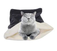 Cat Sleeping Bag - Pet Cuddle Zone Covered Bed | Warming Cat Sleeping Bag, Cozy Cat Winter Sleeping Bag, Comfortable Pet Snuggle Sack, Dog Bed For Camping Hiking Cottage Beach
