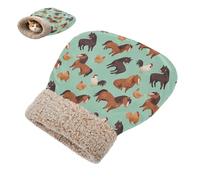 Cat Sleeping Bag Pet Mat Self Warming Cave Pad Tunnel Hideaway Calming Bed Small Dog A Seamless Of Horese