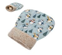 Cat Sleeping Bag Pet Mat Self Warming Cave Pad Tunnel Hideaway Calming Bed Small Dog Penguin Ski Tree