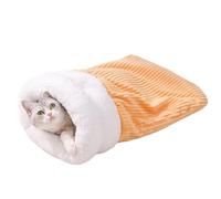 Cat Sleeping Bag - Plush 55x45cm | Warm Cat Pouch Bed And Winter Nest Cave | Soft Pet Sleeping Bag For Autumn And Winter Comfort, Ideal For Kittens, Puppies, Nd Indoor Home Use