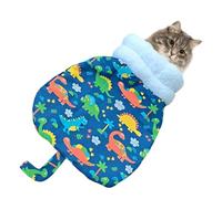 Cat Sleeping Bag, Self-Warming Cosy Soft Winter Cuddly Cave for Cats and Small Dogs - For Cold Winter Days in the House Outside Flat Living Room