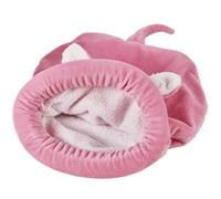 Cat Sleeping Bag Soft Plush 22x26 Inch Cat Winter Sleeping Bag, 360° Wrap Hideaway Bed Cave Easy to Store Puppy Bed for Indoor Cats and Puppies