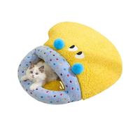 Cat Sleeping Bag, Soft Plush Interior Lining, 60x56cm, Cozy Warm Dog Cave Bed, Cat Hideaway Bed, Pet-Friendly Design, Great For Small Pets And Kittens