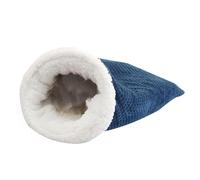 Cat Sleeping Bag Soft Plush Large Cat Sack Self Warm Cat Bed for Winter Cosy Cat Bed Cave 360° Wrap Comfortable Pets Snuggle Sack for Cats up to 6kg