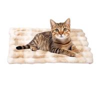 Cat Sleeping Mat | Plush Washable Cat Warming Pad - Pet Furniture for Couch Shelter Window Chair Desk Outdoor Winter Travel Room Camping Indoor Bedside