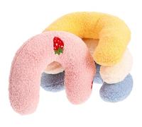 Cat Sleeping Pillow 4pcs with Neck Support U Shaped for Indoor Cats | Polyester and PP Cotton Padding, Skin Friendly and Easy to Clean, for Thin or Disabled Pets