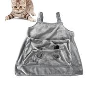 Cat Sling Apron | Adjustable Pocket Grooming Apron,Adjustable Pocket Size Kitten Sling Carrier - for Claw Care Puppy Kitten Walking Travel Outdoor (There is a hole in the payment)