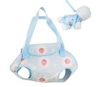 Cat Sling Carrier Bag Puppy Shoulder Carry Hands Free Dog Front Carrier Adjustable Shoulder Strap Pet Travel Tote Bag Foldable Insert Bag Sling for Camping Hiking Motorcycle