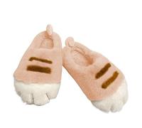 Cat Slippers Indoor Cartoon Cat Slippers | Funny Winter Plush Slippers | Multipurpose Plush Slippers for Bedroom, Dining Room, Study Room, pink, 38 EU