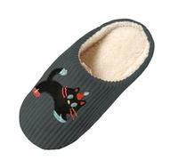 Cat Slippers Indoor Warm Soft Sole Lightweight Silent Non Slip House Shoe