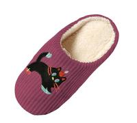 Cat Slippers Indoor Warm Soft Sole Lightweight Silent Non Slip House Shoe