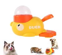 Cat Slot Machine Treat Dispenser, Cat Treat Slot Machine, Interactive Duck Toy, with Button Duck-Shaped Dog Interactive Slow Feeder for Pet Healthy Eating & IQ Training (1PC)