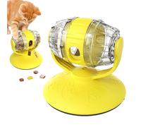 Cat Slow Feeder - 5.12 Inch Interactive Treat Toy | Beer Barrel Puzzle - ABS Food Dispenser For Indoor Cats Encouraging Mental Stimulation Healthy Eating And Boredom Relief During Play