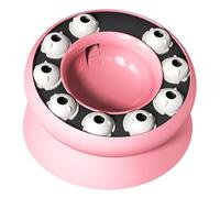 Cat Slow Feeder Bowl - Rotating Cat Puzzle Bowl | Interactive Feeding Game Slow Eating Tableware for Dry Food Fast Eater Boredom Daily Travel Home Outdoor Living Room