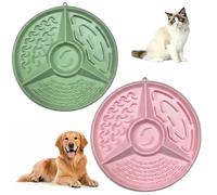 Cat Slow Feeder Bowl, Slow Feeder Cat Bowl for Fast-Eating Pets, Cat Puzzle Feeder for Digestive Support, Puppy Slow Feeder Bowl with Non-Slip Base, Two-Piece Pet Feeding Set for Mealtime Management