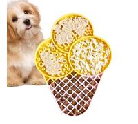 Cat Slow Feeder - Dogs Slow Feeders, Slow Eating Pet Feeder | Anti-slip Design Ice Cream Food Bowl, Dog Dishe with Suction Cup, Cat Feeder For Healthy Eating Diet, Pet Supplies (8.27x5.91x0.39 Inches)