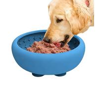 Cat Slow Feeder,Non-Slip Silicone Pet Dishes with Strong Suction Cup | Dog Food Bowl Slow Feeder,for Puppy Medium Pet Drinking Eating Water Standing Camping Car Home Outdoor Indoor Yard
