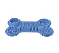 Cat - Slow Feeding Mat for Puppy, Six In Separation Design | Textured Pet Feeding Mat For Healthy Eating Habits, A