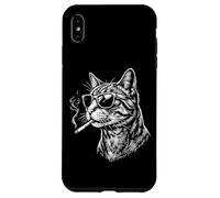 Cat Smoking Cigarette Case for iPhone XS Max