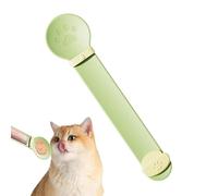 Cat Snack Squeezer Spoon - Dispenser 26.5 x 6 x 1.8 cm | Portable Sliding Dispenser for Liquid Snacks Spoon | For Puree and Bisque for All Cats
