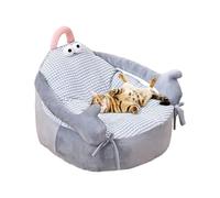 Cat Sofa | Calming Sofa Bed for Medium and Small Cats and Dogs - Cute Soft Sleep-warming Cuddly Furniture for Basket Floor Living Room Bedroom