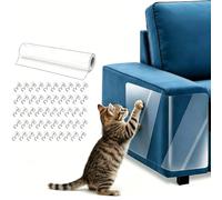 Cat Sofa Protector, PVC Self Adhesive Cat Anti Scratch Transparent Tape