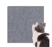 Cat Sofa Protector Trimmable Self-Adhesive Cat Scratch Mat - Protect Your Furniture And Walls From Scratching With This Easy-to-Use Solution(Light grey,11.82in x 11.8)