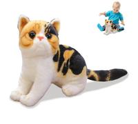 Cat Soft Toy, 10.24 Inch Simulation Cat Pillow, Soft & Comfortable Plush, Vivid and Realistic Toy, Cute Stuffed Animal Pillow, Doll Model Plush Toys Gifts, Style 1