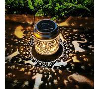 Cat Solar Lanterns, Outdoor Waterproof Hanging Lights,Cats Solar Lights Gifts for Women, Mom, Grandma and Cats Lovers,Metal Cat LED Garden Decor for Yard, Lawn, Patio, Backyard and Porch