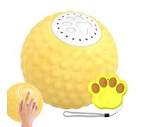 Cat Sound Ball - Interactive Cat Toy,Bird Sound, Quiet Remote Control Ball for Kitten, 2 LED Modes, IP54 Waterproof