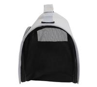 Cat Space Capsule Carrier with Breathable Mesh Cover, Large Capacity PU Leather Pet Sling Bag for Cats up to 16.5 lb, Travel Handbag for Outdoor Trips Shopping and Airline Use (Type B)