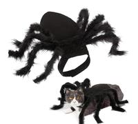 Cat Spider Costume Funny Cat Holiday Cosplay Black Outfit