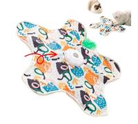 Cat Spin Toy Mat - Automatic 3 Modes Touch Activated Mat | Abs Star Shape Cat Toy For Kitten Play Home Indoor Bored Relief Excercise Timid Kittens, Providing Adaptable Engagement To Suit Various