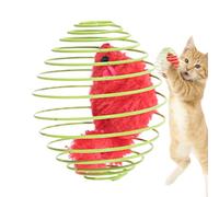 Cat Spiral Toy - Colorful Fun Stretchable Pet Games | Moving Cat Toys | for Play Training Exercise Mental Stimulation Hunting Simulation Scratching Post Climbing Floor Play