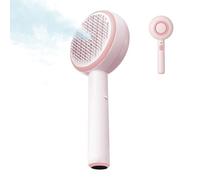 Cat Spray Brush, Self-Cleaning Pet Spray Comb with Ergonomic Handle, Electric Grooming Tool for Long Short Hair Puppy Kitten Animals