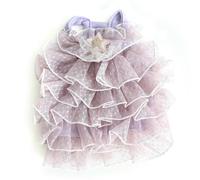 Cat Spring/summer Dress Full of Star Wedding Sweet Dog Pet Dress Cat Dress