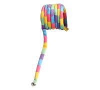 Cat Spring Toys With Bell - Interactive Plush Cat Toy Keep Fit - Multi-Color Puppy Biting Hunting Brain Game For Boredom Relief