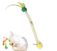 Cat Spring Tube Toy, Teaser Catnip Cat Spring Toys with Bell, Stretchable Kitten Play Supplies for Physical Stimulation Exercise Biting Chasing Hunting Swatting Training