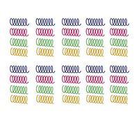 Cat Springs, Interactive Cat Toys For Indoor Cats Spring Coils Attract Cats to Swat, Bite, Hunt, Interactive Toys 40Pcs Colorful Springs Cat Toy Springs Cat Toys For Cats Kittens