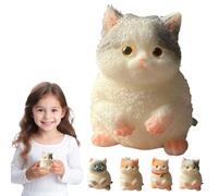Cat Squishies Toy, Soft Cat Squeeze Stress Relief Toys, Dumpling Squishy,Stress Relief Toy, Funny Fidget Toy for Kids Adults Birthday Gifts (GY)