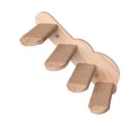Cat Stairs for Wall,Floating Cat Climbing Wood Ladder | Safe Elegant Kitten Shelves Perches for Bedroom Living Room Indoor Use for Small Spaces